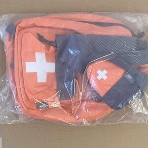 Orange and Gray Crossbody Bag Set  AAA brand